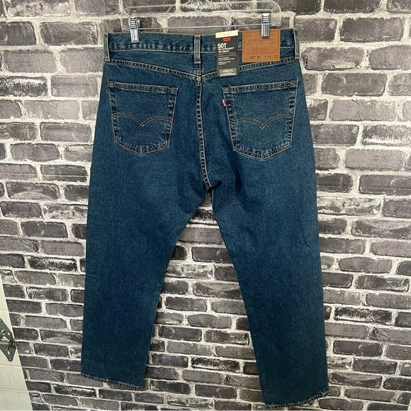 Levi's Premium 501 '93 STRAIGHT FIT MEN'S JEANS - Size 34 - Picture 10 of 14